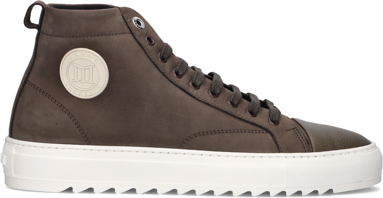 Mason Garments Hoge Sneakers Heren Astro Hi Regolare, Maat: 40, Materiaal: Nubuck, Kleur: Bruin