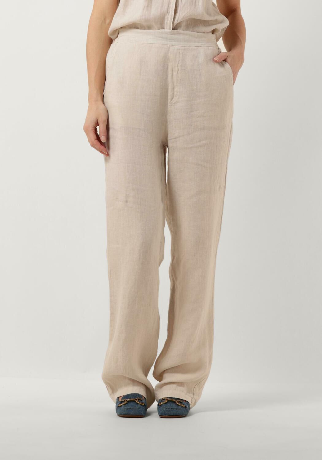 Knit-ted Pantalon Dames Julia, Maat: XS, Kleur: Zand afbeelding 1