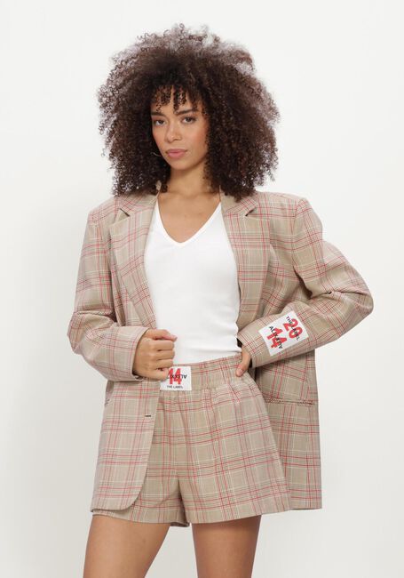 Zand ALIX THE LABEL Blazer LADIES WOVEN OVERSIZED CHECK BLAZER - large