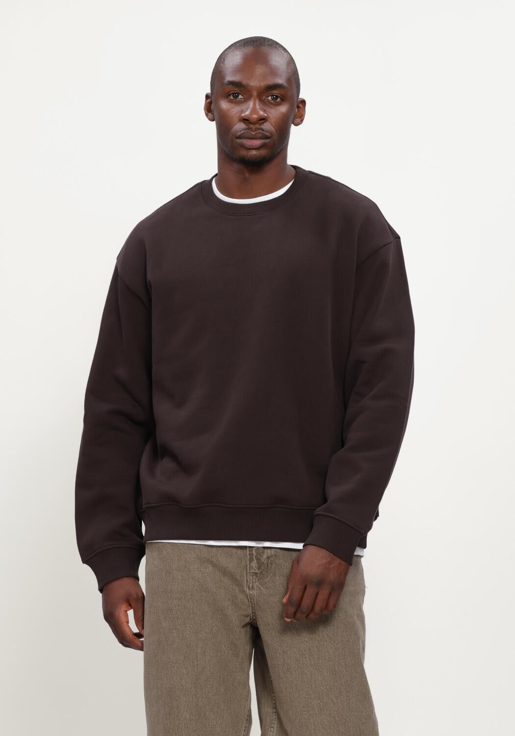 Bruine NN.07 Sweater DAVID CREW 3014 - large
