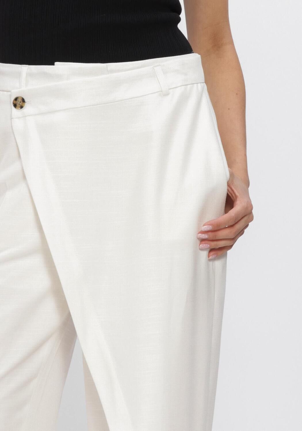 Witte HERSKIND Broeken ALINA MIDT WAIST PANTS - large