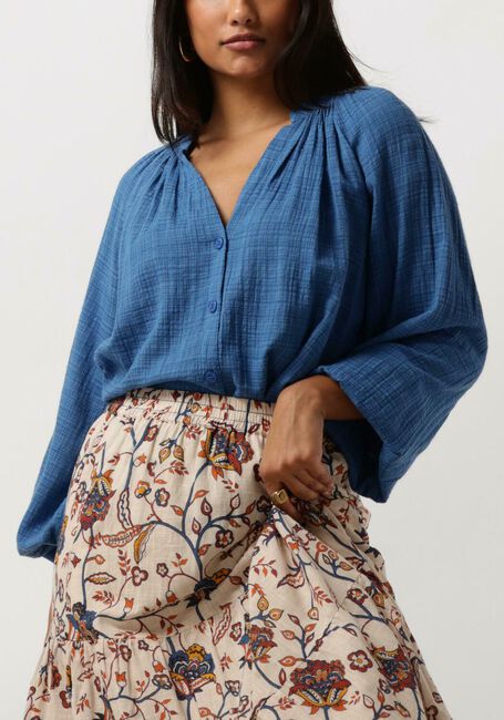 Blauwe STELLA FOREST Blouses E24CH045 - large