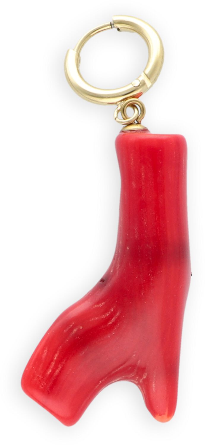 Bonnie Studios Dames Phil Coral Pendant, Kleur: Rood afbeelding 1