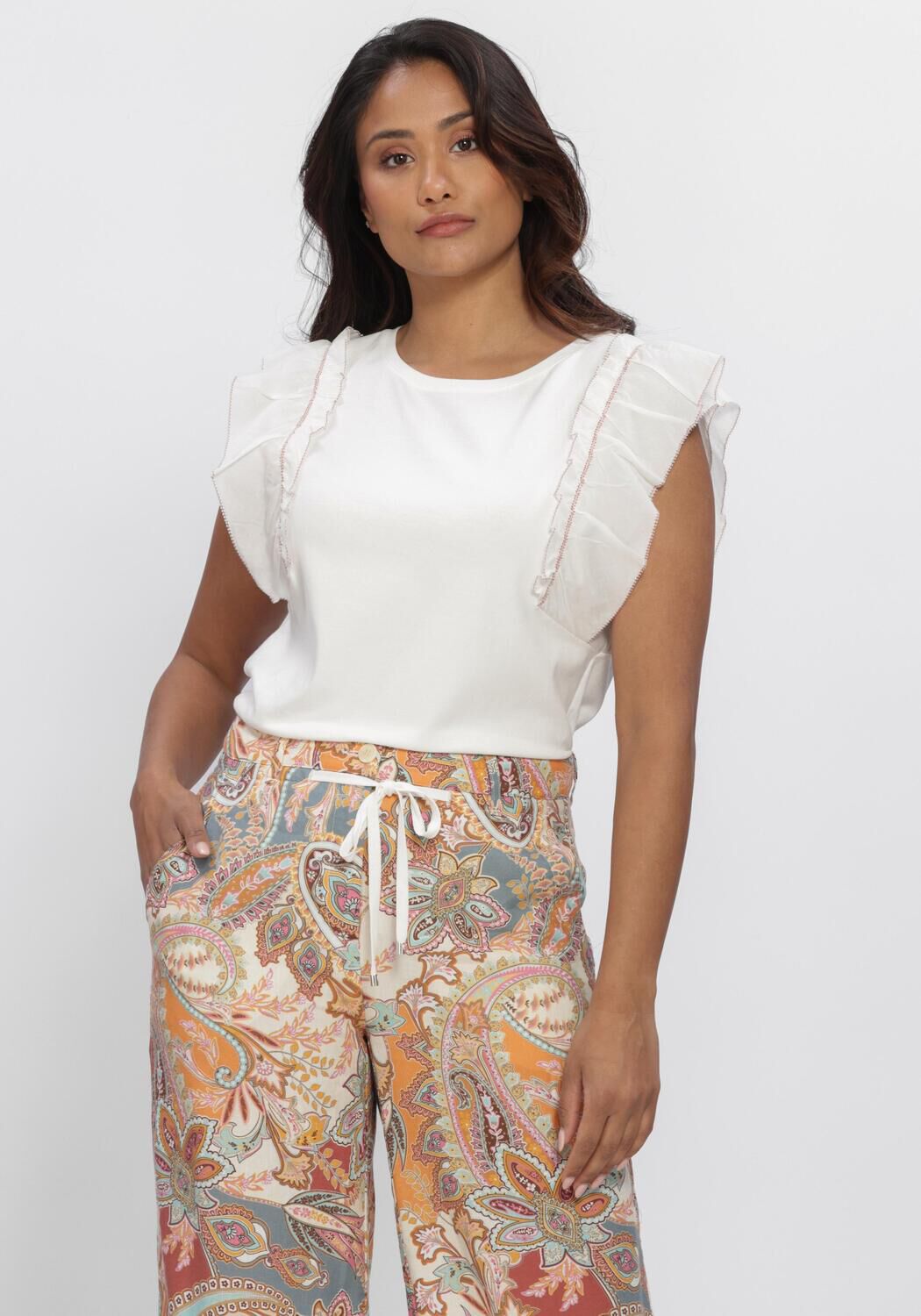 Witte MARC CAIN COLLECTION Tops & T-shirts AC 48.63 J15 - large