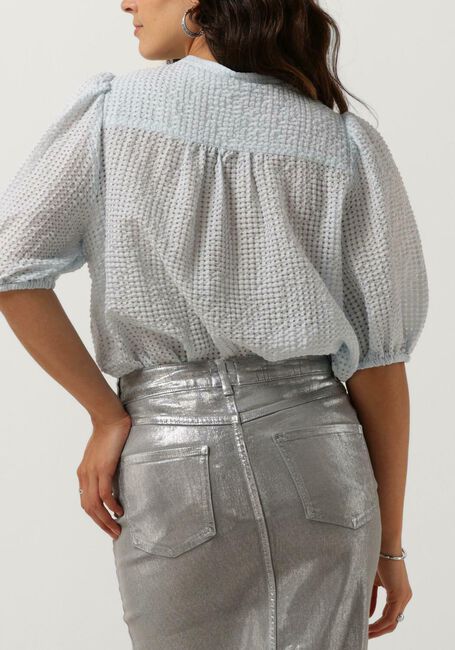 Lichtblauwe SECOND FEMALE Blouses TASCHA SHIRT - large
