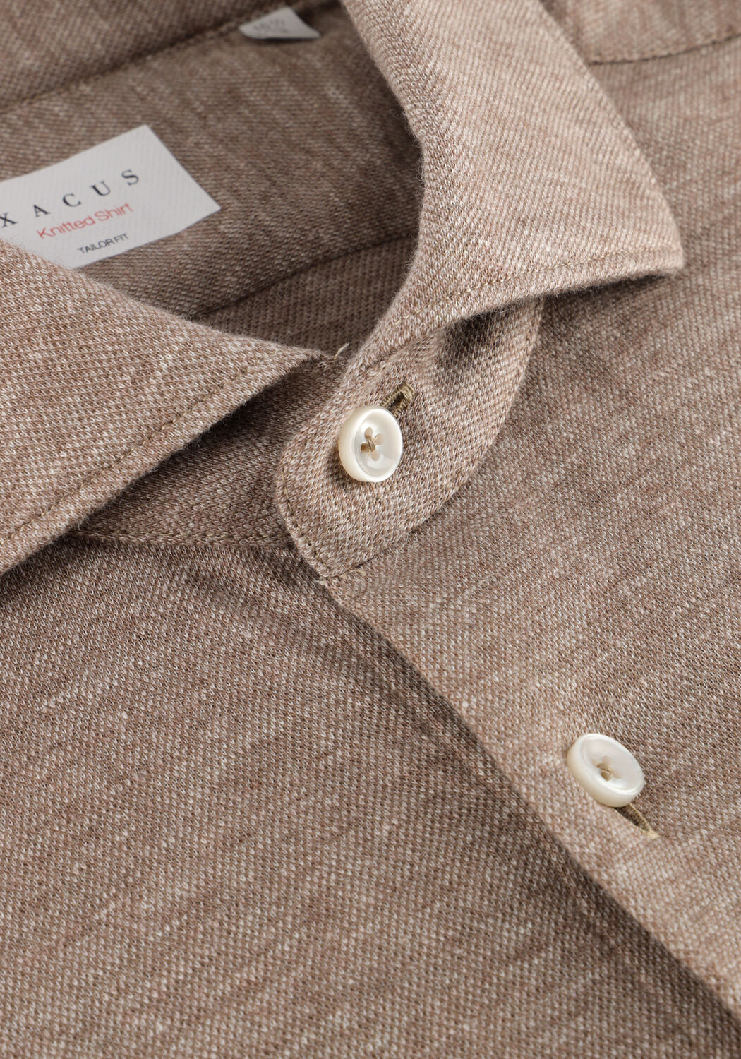 Taupe XACUS Casual overhemd 91472 J752ML - large