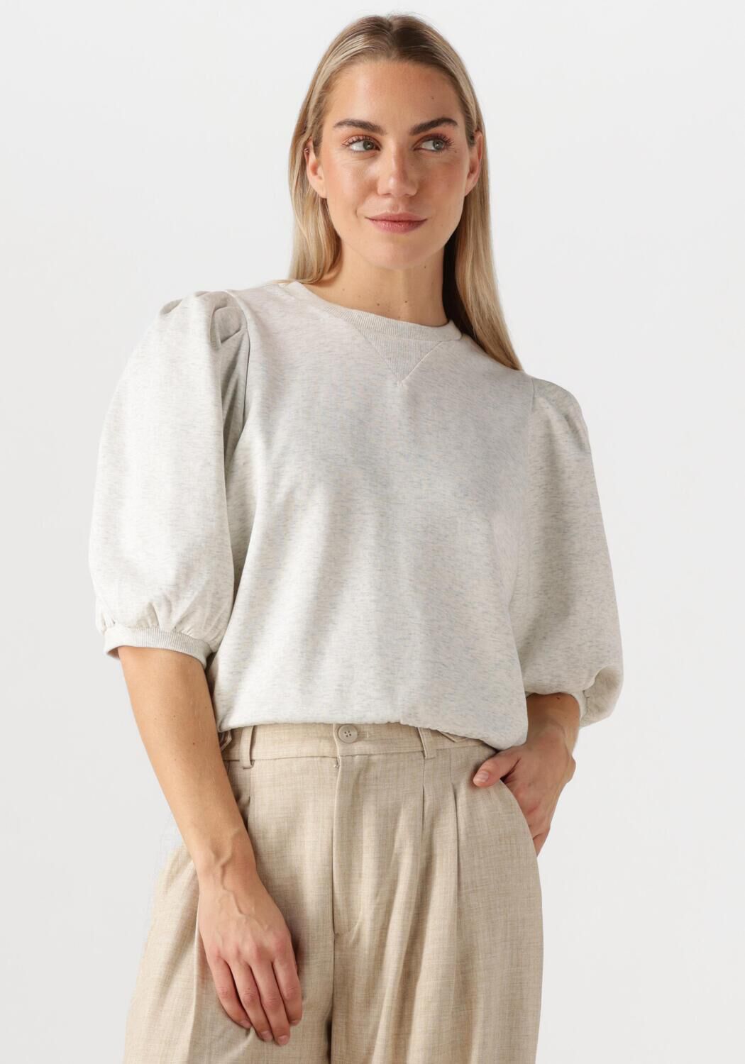 Aimee the Label Trui Dames Liesbeth2, Maat: L, Kleur: Lichtgrijs