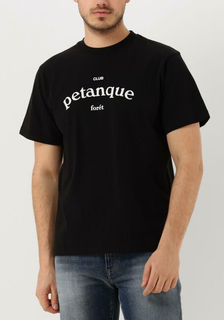 Zwarte FORÉT T-shirt PETANQUE - large