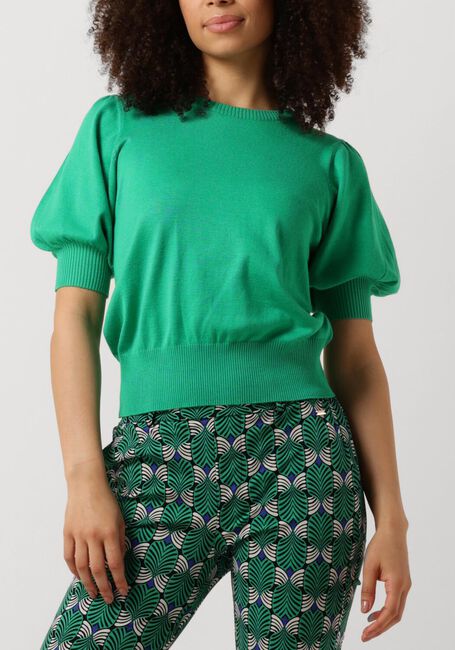 Groene MINUS Top LIVA KNIT TEE - large