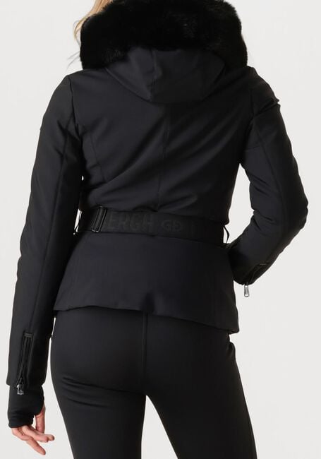 Zwarte GOLDBERGH Winterjassen HIDA SKI JACKET FAUX BORDER - large