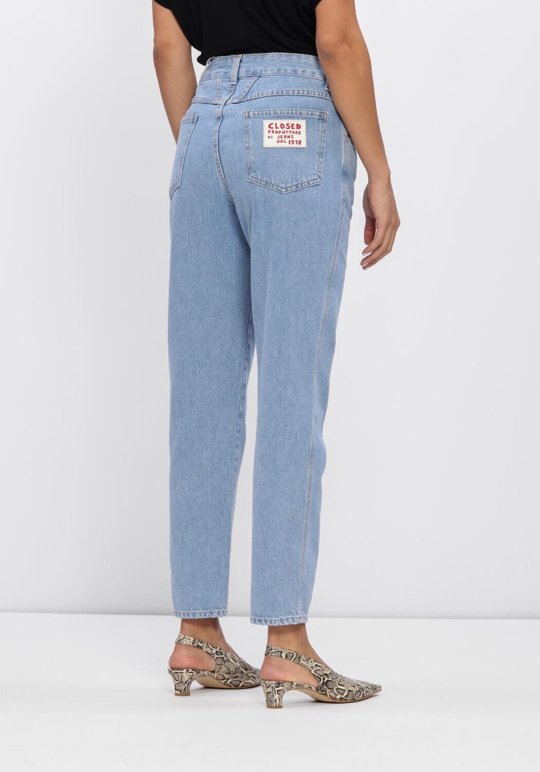 Blauwe CLOSED Mom jeans PEDAL PUSHER - large