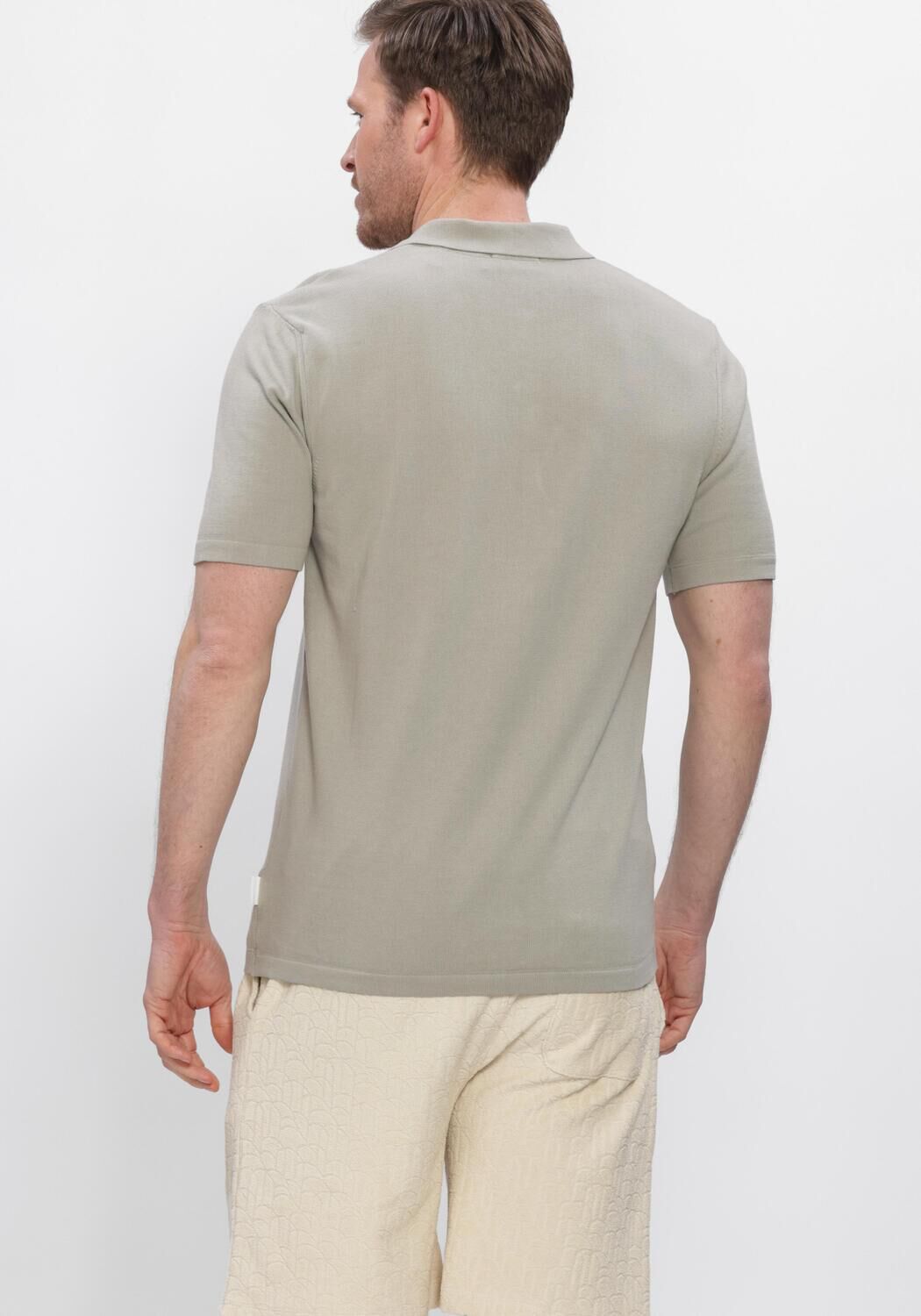 Beige THE GOODPEOPLE Polo PLAN - large