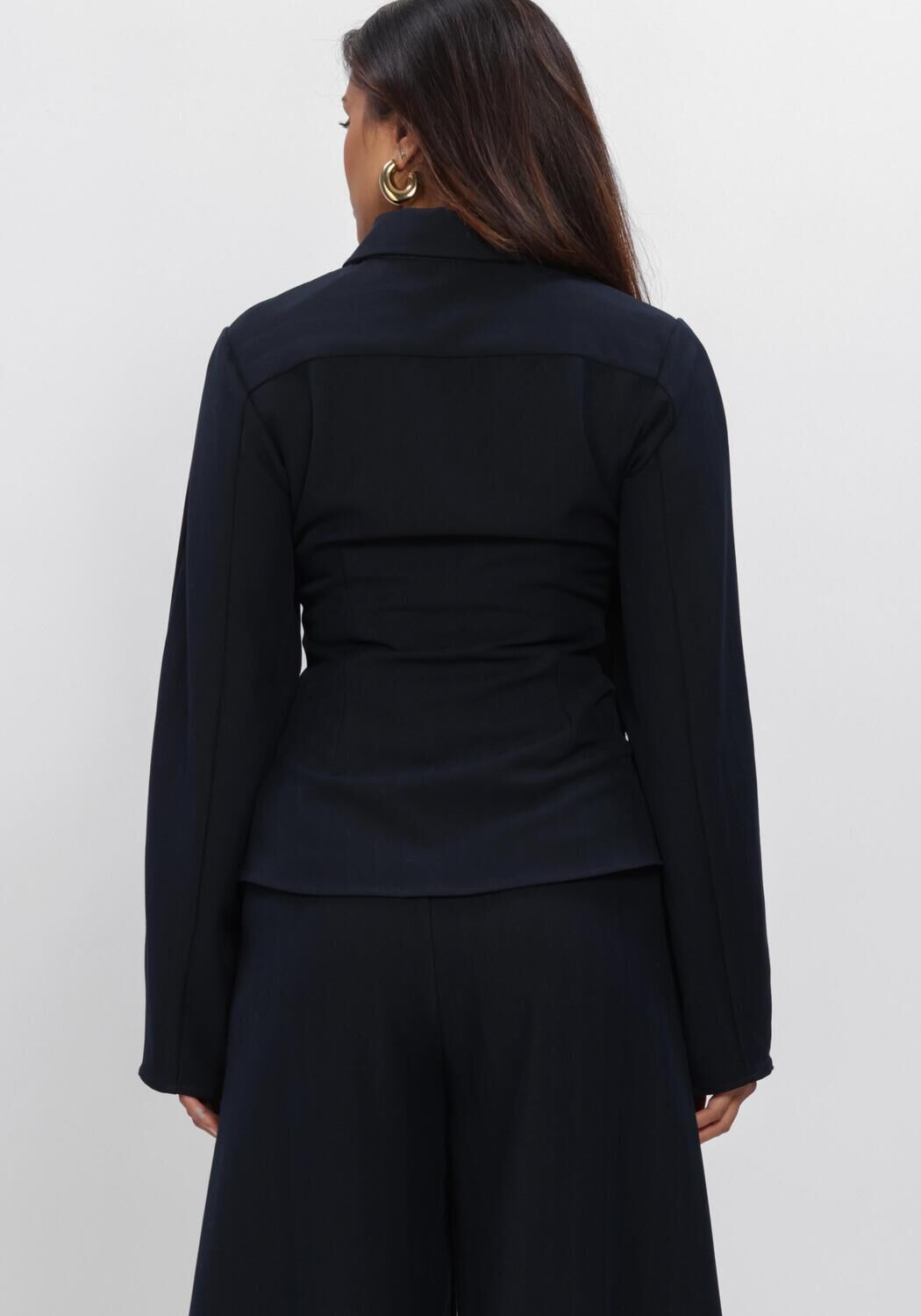 Donkerblauwe AMAYA AMSTERDAM Blouses LOUI BLOUSE - large