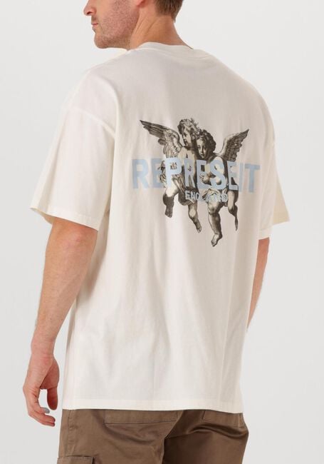 Ecru REPRESENT T-shirt LEGACY CHERUBS T SHIRT - large