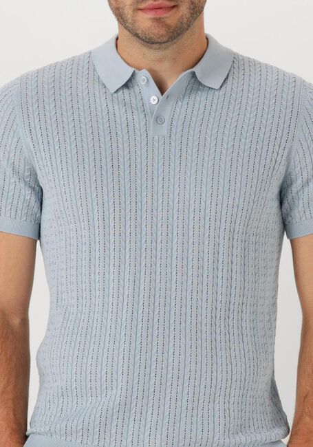 Lichtblauwe DRYKORN Polo TRITON 420197 - large