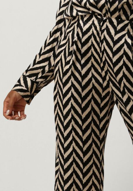 Zwarte SECOND FEMALE Wijde broek ASHLEN TROUSERS - large