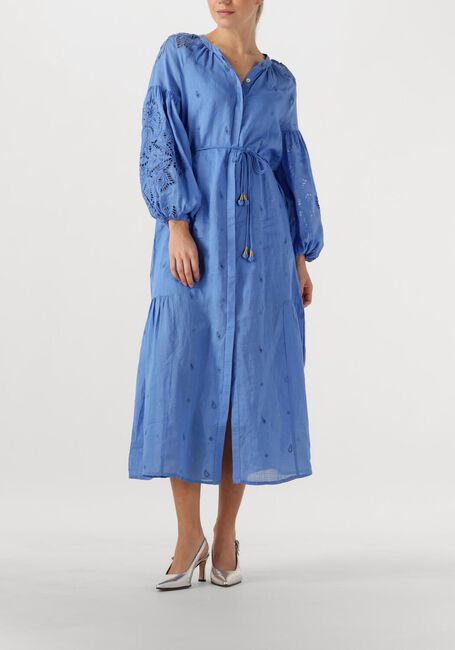 Blauwe SCARLETT POPPIES Midi jurk LIWA LONG DRESS - large