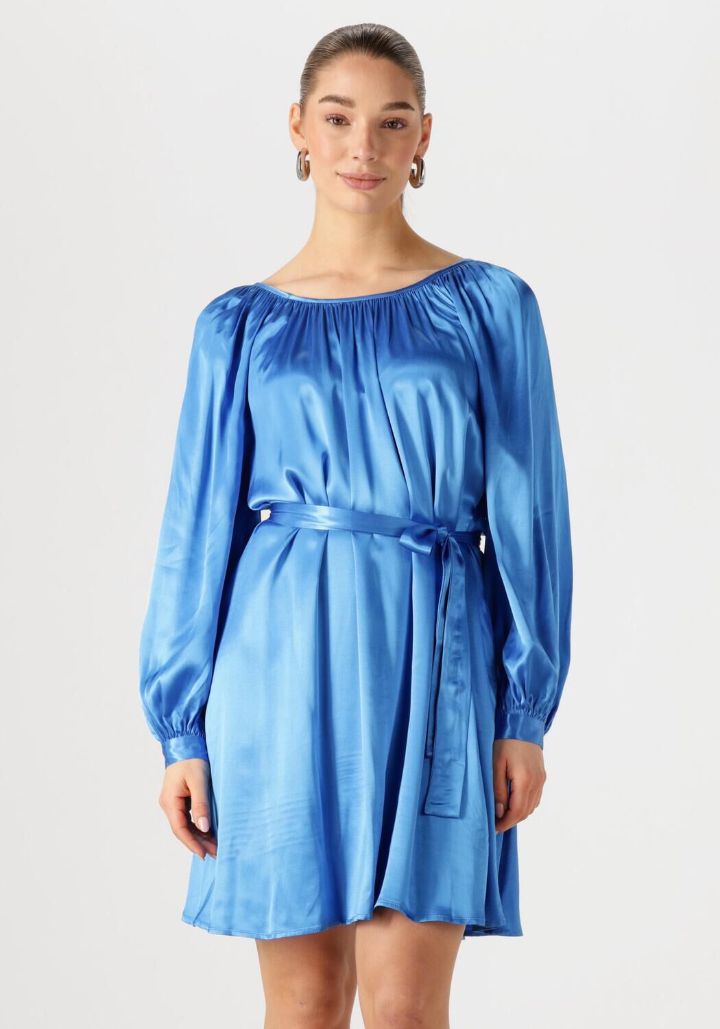 Greek Archaic Kori Mini Jurk Dames 130802, Maat: S, Kleur: Blauw afbeelding 1
