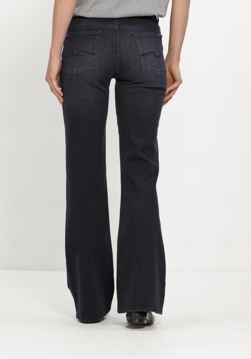 Zwarte 7 FOR ALL MANKIND Bootcut jeans THE LEGGY BOOTCUT CARBON STORM - large