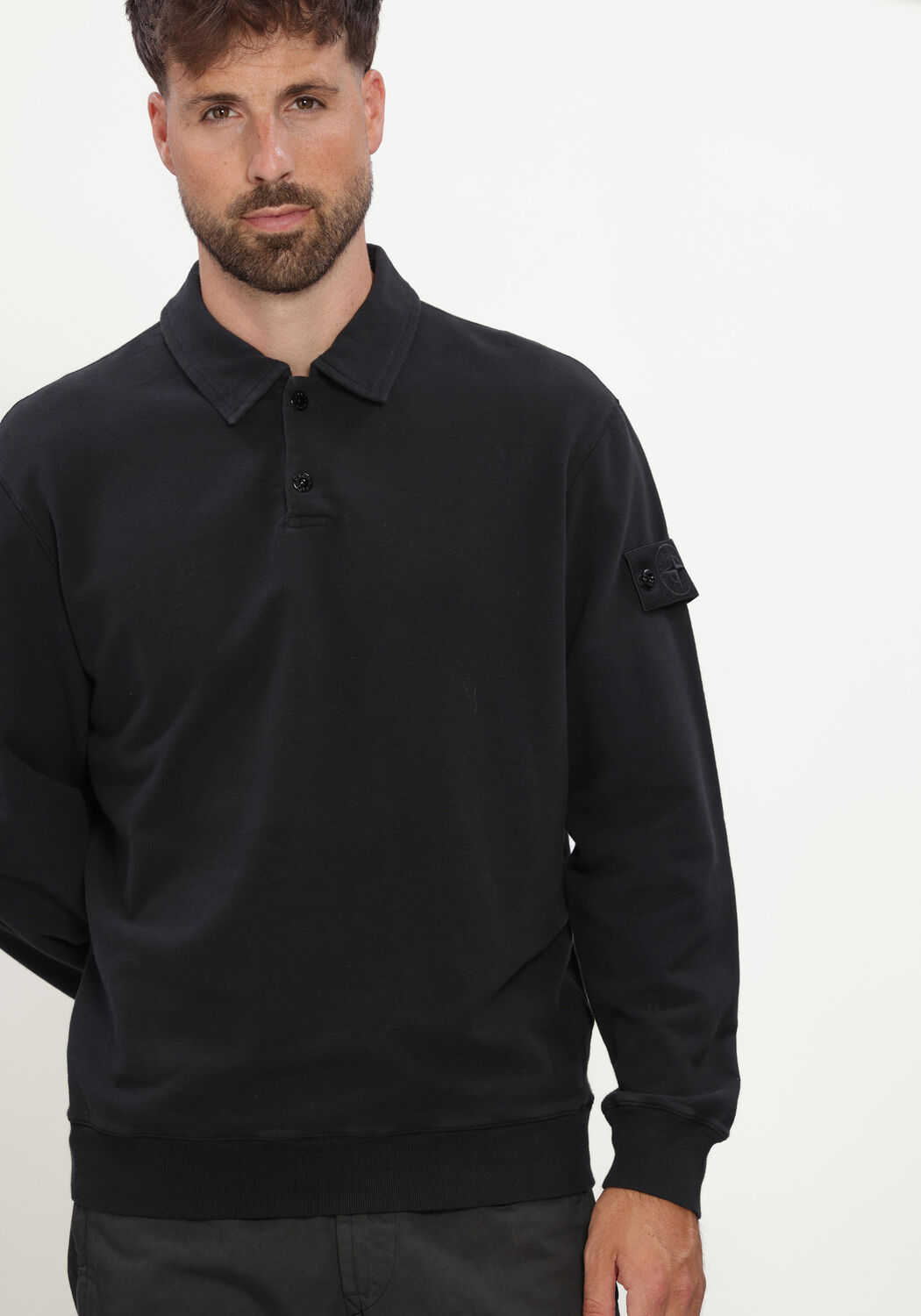 Zwarte STONE ISLAND Polo LS POLO S0F53 - large