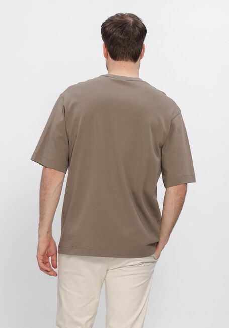 Beige PROFUOMO T-shirt T-SHIRT CREW NECK HEAVY COTTON - large