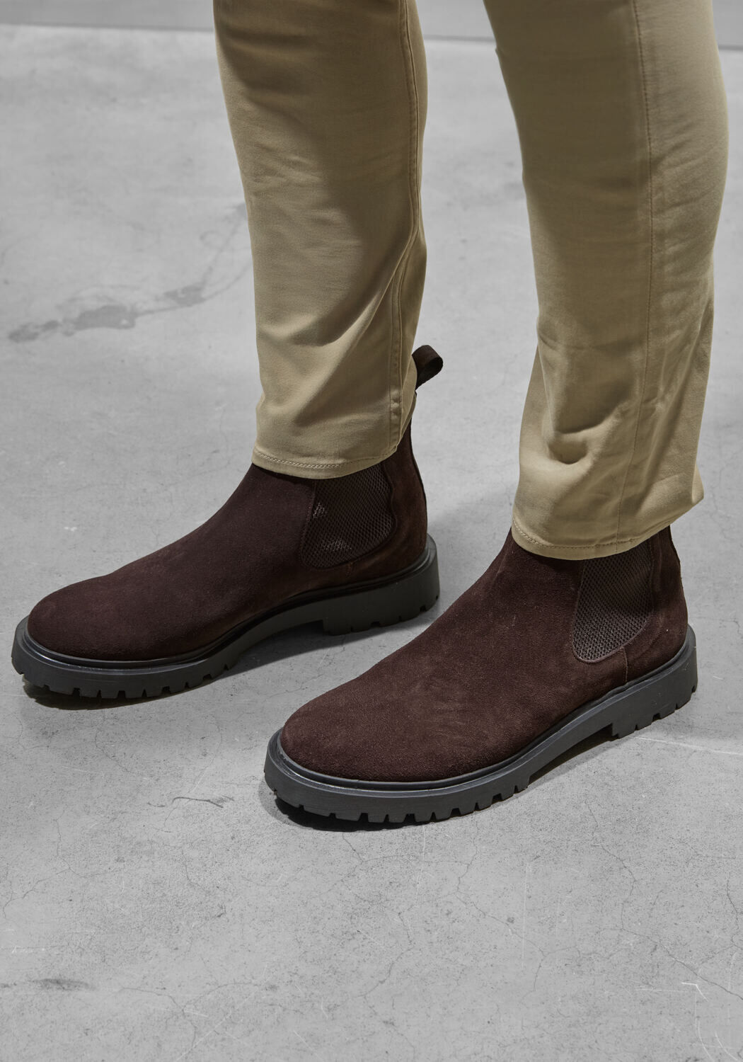 Bruine STEFANO LAURAN Chelsea boots 7327 - medium