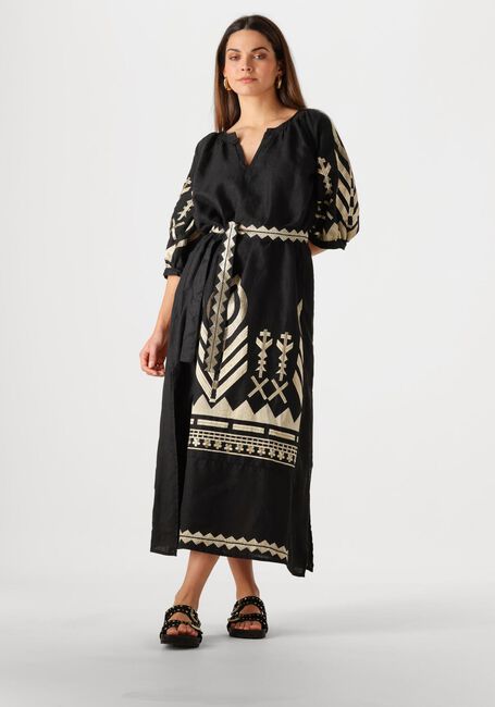 Zwarte GREEK ARCHAIC KORI Maxi jurk 230654 - large