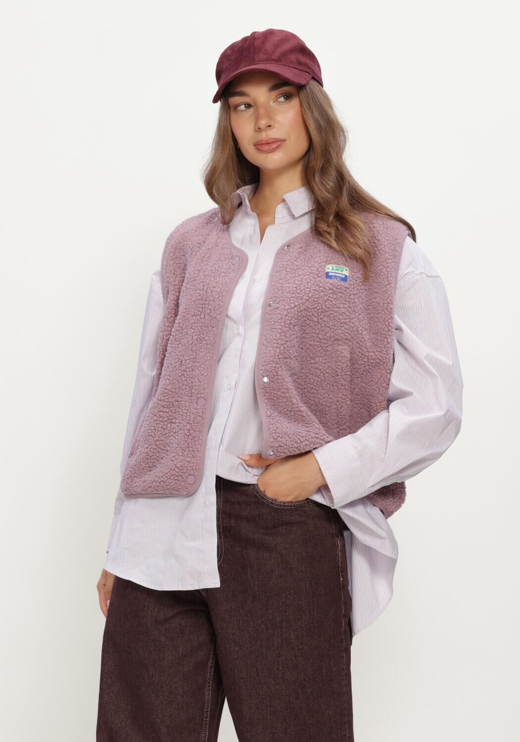 Lila AMERICAN VINTAGE Gilet HOKTOWN - large