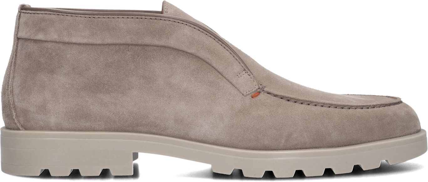 Santoni Instappers
Heren Sue Spiegel Klep Instap Gz, Maat: 44, Materiaal: Suède, Kleur: Taupe