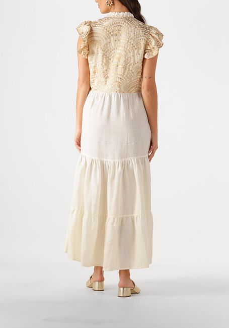 Gebroken wit GREEK ARCHAIC KORI Maxi jurk 231097 - large