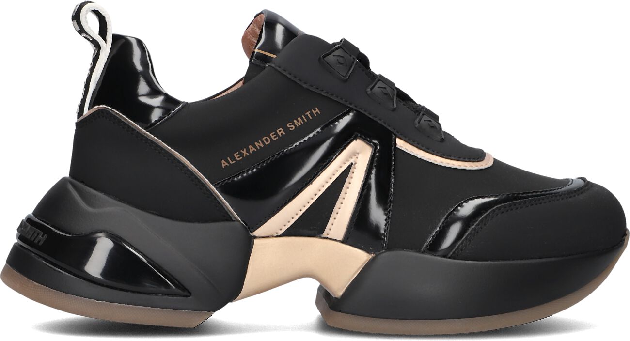 Alexander Smith Lage Sneakers Dames Marble Woman, Maat: 36, Materiaal: Leer, Kleur: Zwart