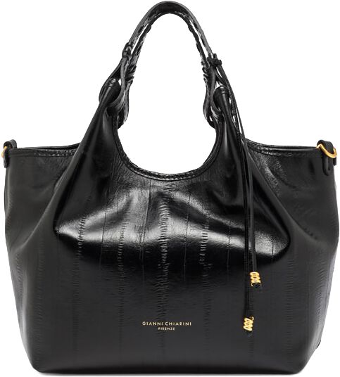 Gianni Chiarini Gianni Chiarini Schoudertas Dames Dua 12679, Materiaal: Leer, Kleur: Zwart