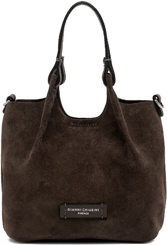 Gianni Chiarini Gianni Chiarini Schoudertas Dames Dua Bs 9798, Materiaal: Suède, Kleur: Bruin