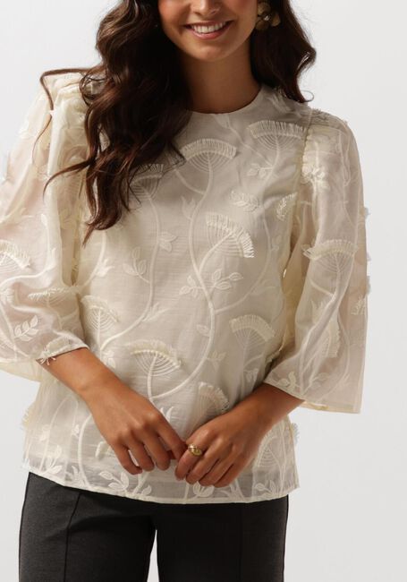 Ecru MINUS Blouses PIPER ROUND NECK BLOUSE - large