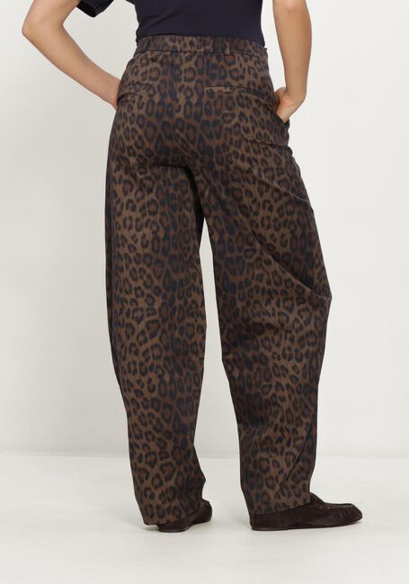 Zwarte ALIX THE LABEL Barrel jeans LADIES WOVEN ANIMAL BARREL PANTS - large