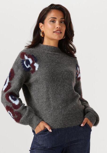 Grijze CAROLINE BISS Trui 4256 - large