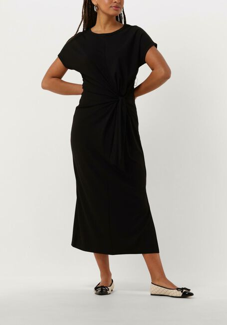 Zwarte KNIT-TED Midi jurk STERRE - large