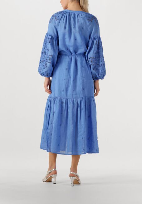 Blauwe SCARLETT POPPIES Midi jurk LIWA LONG DRESS - large