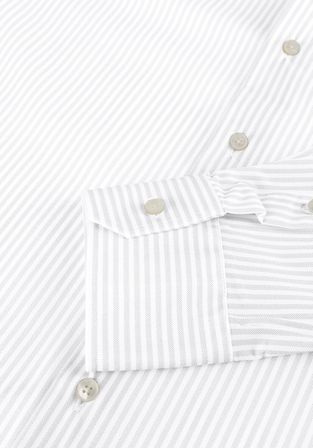 Witte XACUS Klassiek overhemd ACTIVE SHIRT 520ML - large