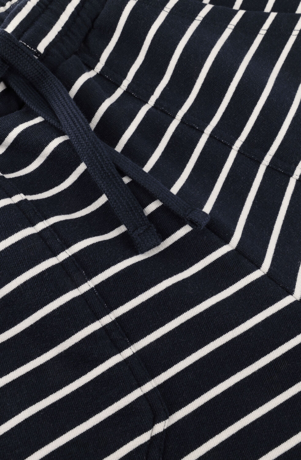 Donkerblauwe DEBLON SPORTS Korte broek DANI STRIPED SHORTS - large