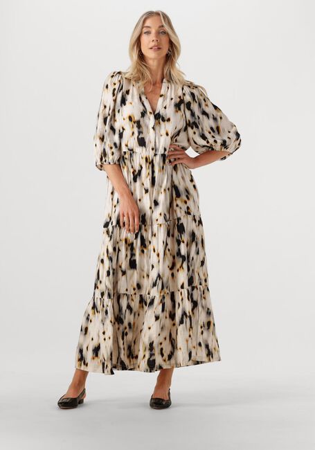 Ecru CO'COUTURE Maxi jurk ELISACC FLOOR DRESS - large