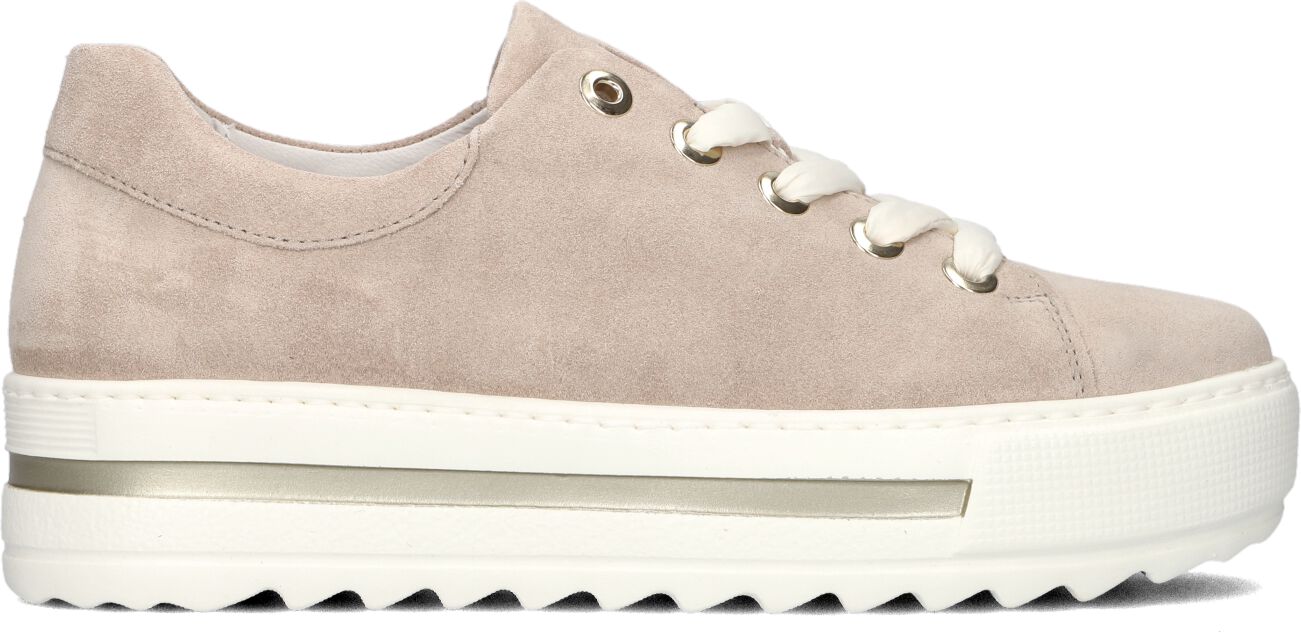 Gabor Lage Sneakers Dames 496, Maat: 43, Materiaal: Suède, Kleur: Bruin