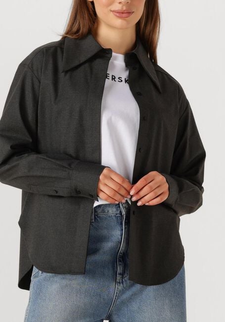 Donkergrijze HERSKIND Blouses DARA SHIRT - large