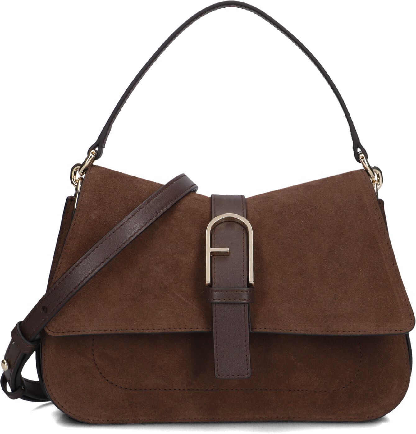 Furla Schoudertas
Dames Furla Flow M Top Handle, Materiaal: Suède, Kleur: Bruin afbeelding
