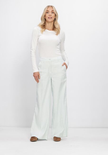 Blauwe CAMBIO Wijde broek ADRIENNE - large