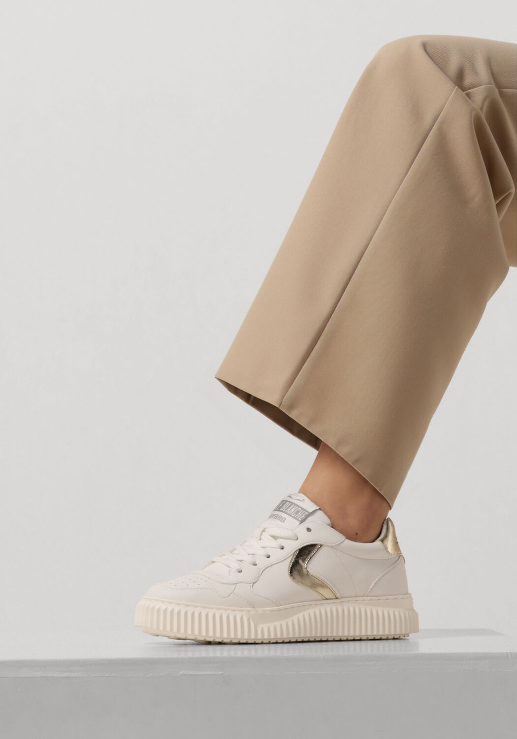 Witte VOILE BLANCHE Lage sneakers HYBRO 03 WOMAN - large