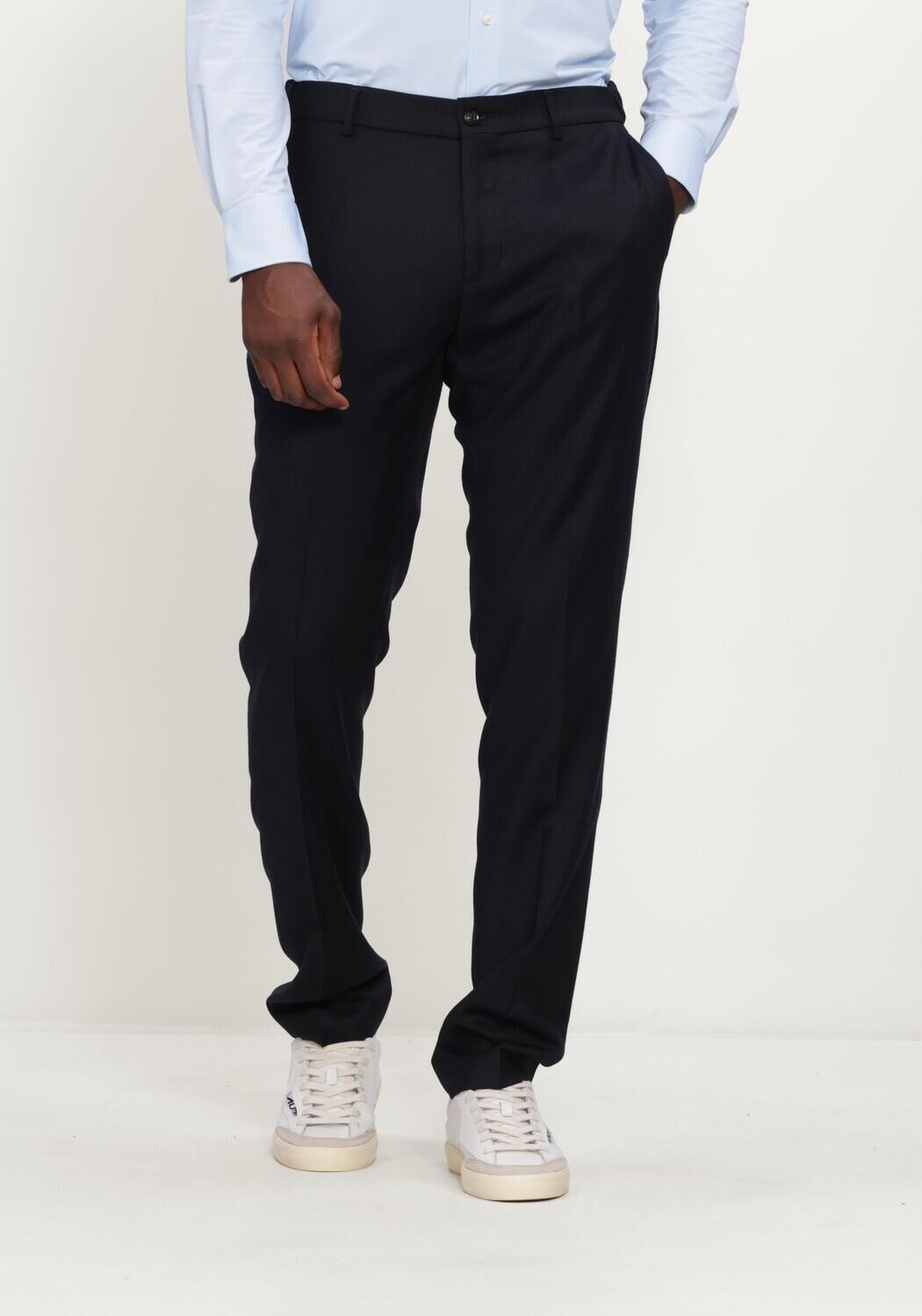 Blauwe BERWICH Pantalon SPIAGGIA SLIM - large