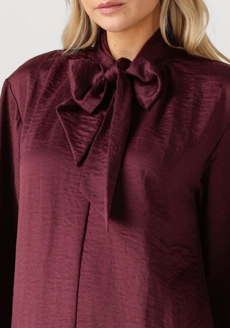 Bordeaux DANTE6 Mini jurk LEIGH PUSSY BOW DRESS - large