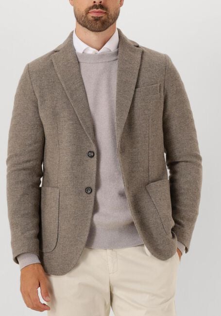 Beige CIRCOLO Colberts DIAGONAL JACKET - large