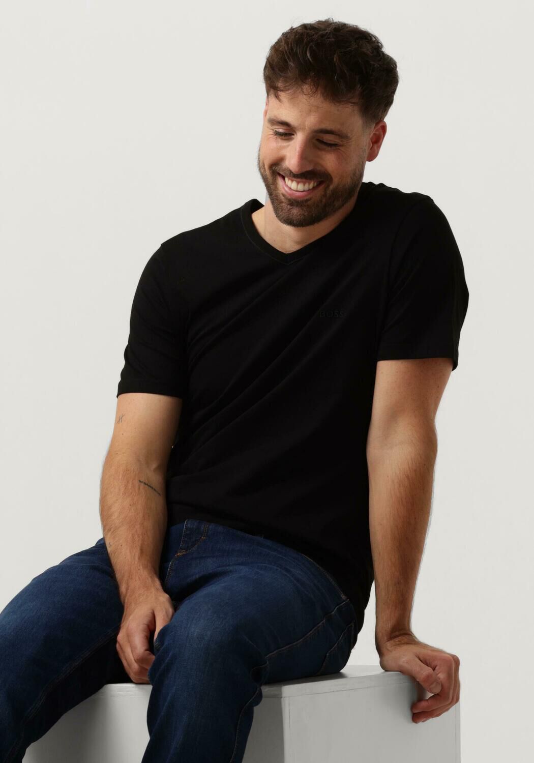 Boss Black T-Shirt Heren Tshirtvn 3p Classic, Maat: M, Kleur: Zwart